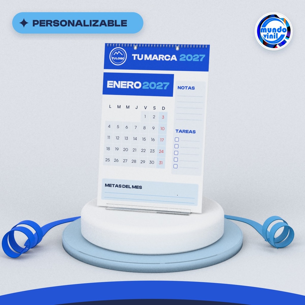 Almanaque de pared organizador